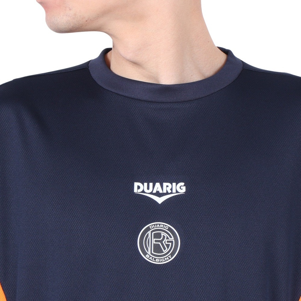 デュアリグ（DUARIG）（メンズ）サッカーウェア ドライプラスクール シャインブロック UVプラクティスシャツ 5S0020-SCWR-741ES NVY