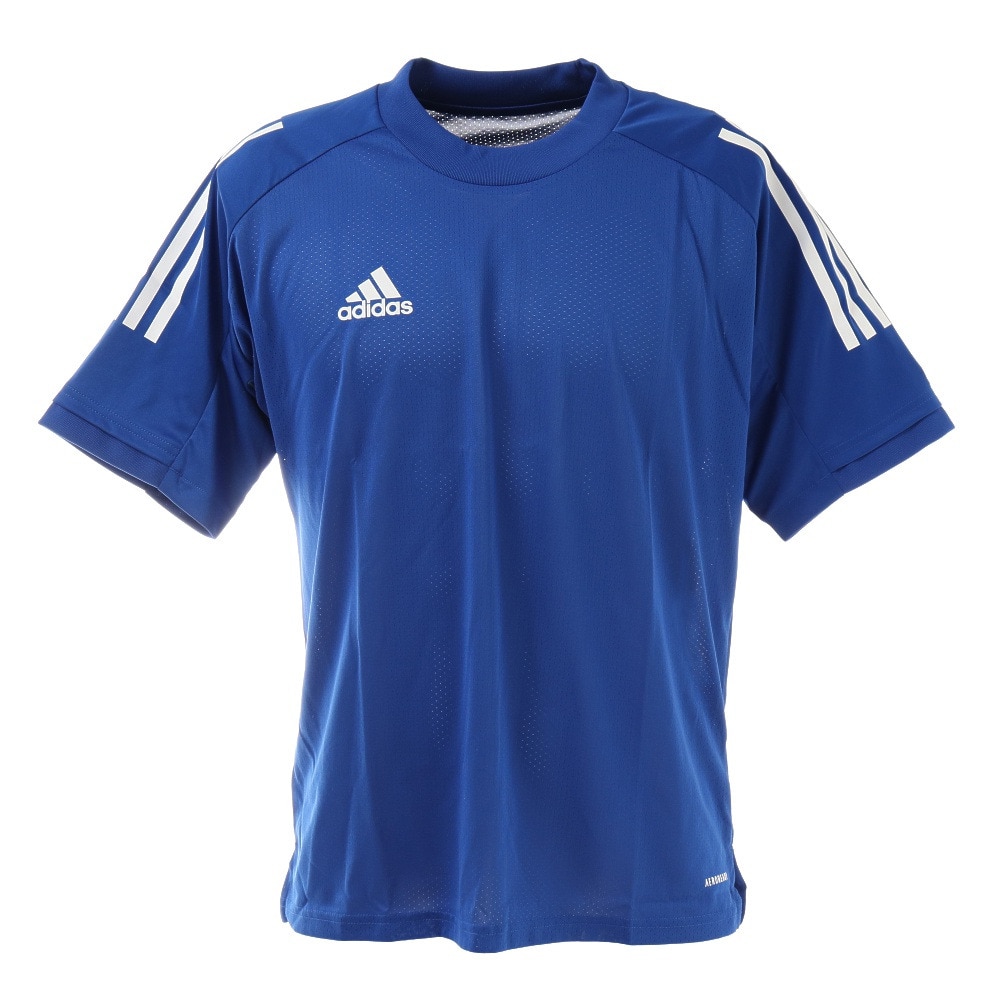 アディダス（adidas）（メンズ）サッカー ウェア メンズ 半袖 Tシャツ CON20トレーニングジャージ FYZ18-ED9219  スポーツ用品はスーパースポーツゼビオ