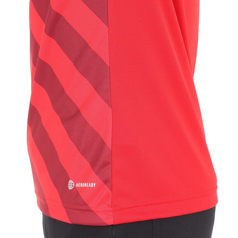 アディダス（メンズ）サッカーウェア Tシャツ Entrada 22 グラフィック ジャージー CZ137-HB0572
