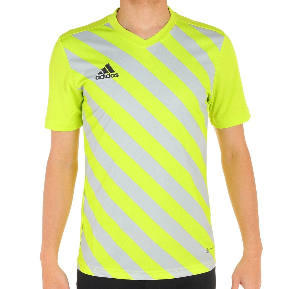 アディダス（メンズ）サッカーウェア Tシャツ ENTRADA 22 グラフィックジャージー CZ137-HF0118