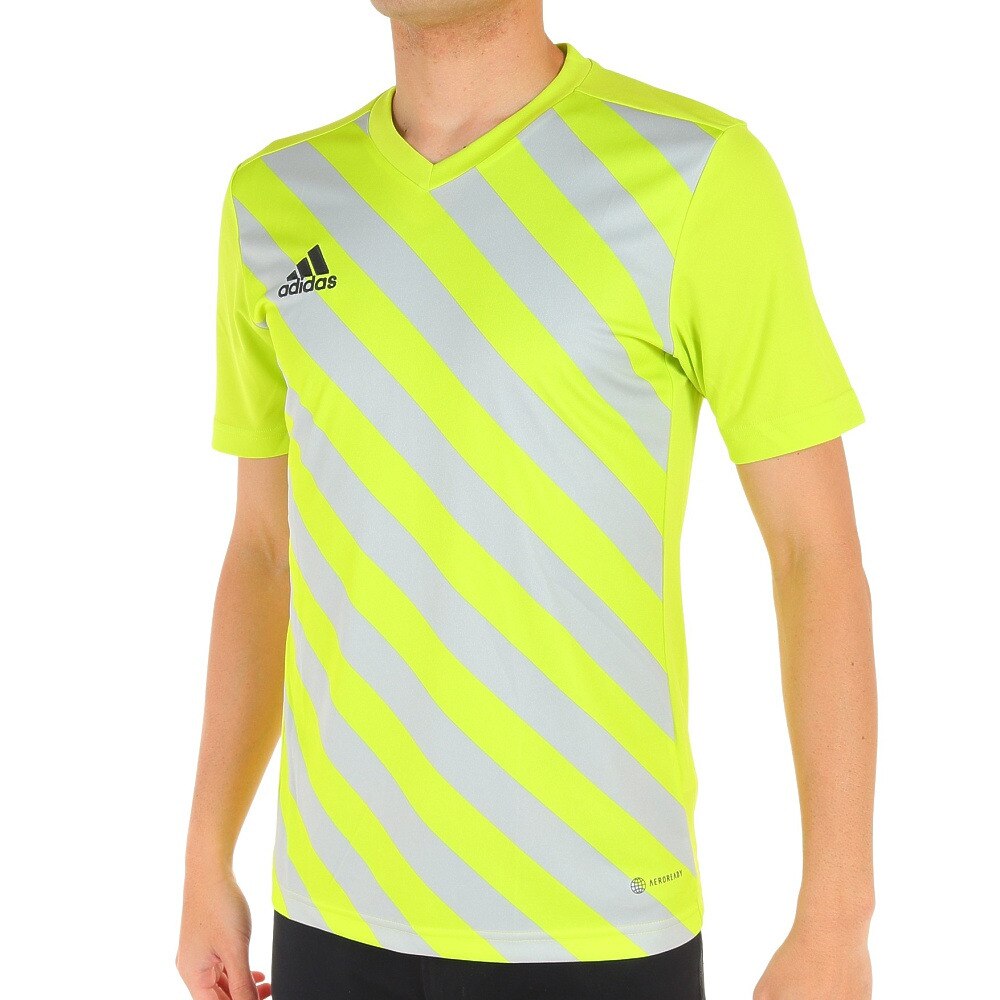 アディダス（メンズ）サッカーウェア Tシャツ ENTRADA 22 グラフィックジャージー CZ137-HF0118