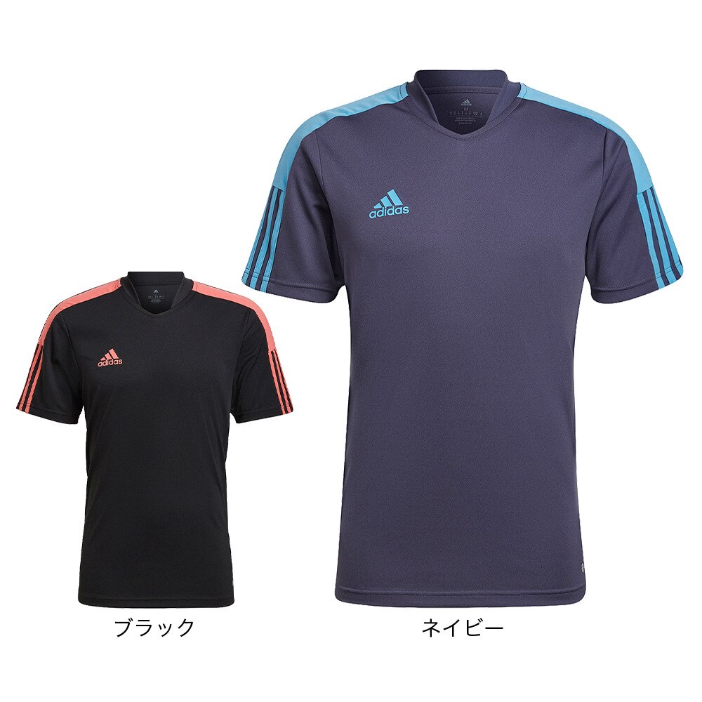 アディダス（メンズ）サッカーウェア Tシャツ ティロ エッセンシャルズ ジャージー SU610-HF0299