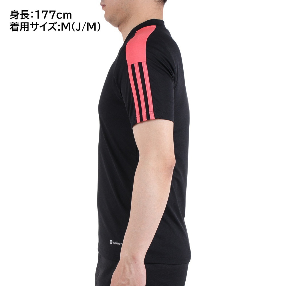 アディダス（メンズ）サッカーウェア Tシャツ ティロ エッセンシャルズ ジャージー SU610-HF0299