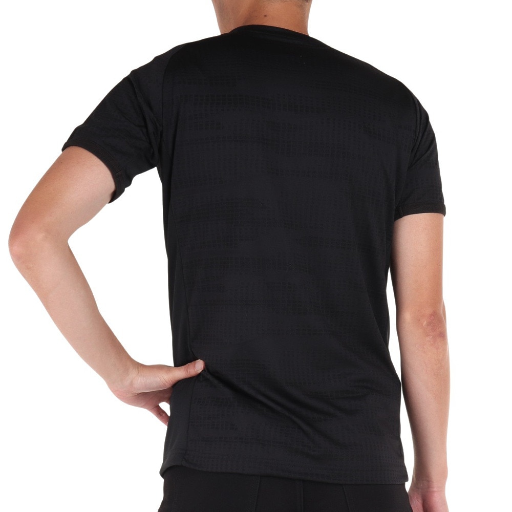 デュアリグ（DUARIG）（メンズ）サッカーウェア ジャガードプラクティスシャツ 2S8255-SCWR-741NTS BLK 速乾