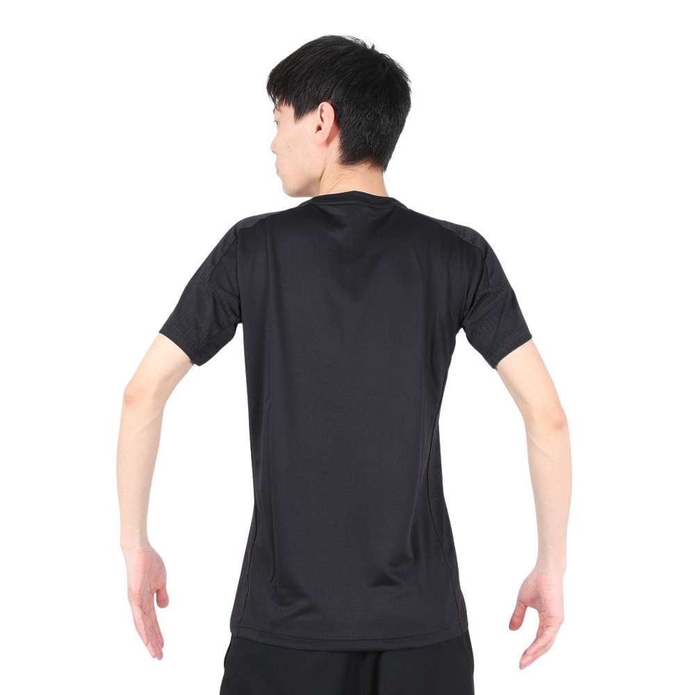 デュアリグ（DUARIG）（メンズ）サッカーウェア ジャガードプラクティスシャツ 2S8256-SCWR-741NTS BLK 速乾