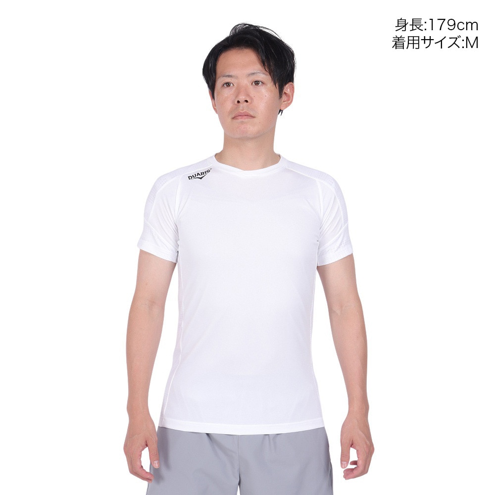 デュアリグ（DUARIG）（メンズ）サッカーウェア ジャガードプラクティスシャツ 2S8256-SCWR-741NTS WHT 速乾