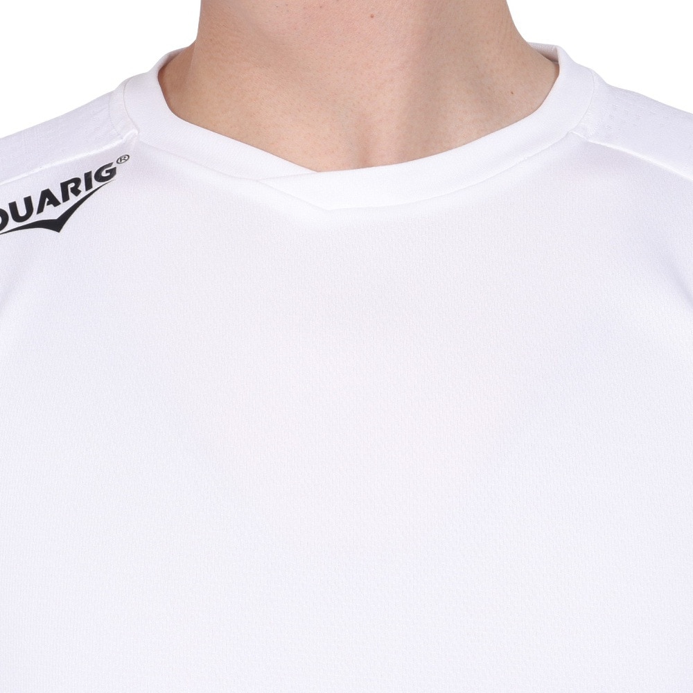 デュアリグ（DUARIG）（メンズ）サッカーウェア ジャガードプラクティスシャツ 2S8256-SCWR-741NTS WHT 速乾