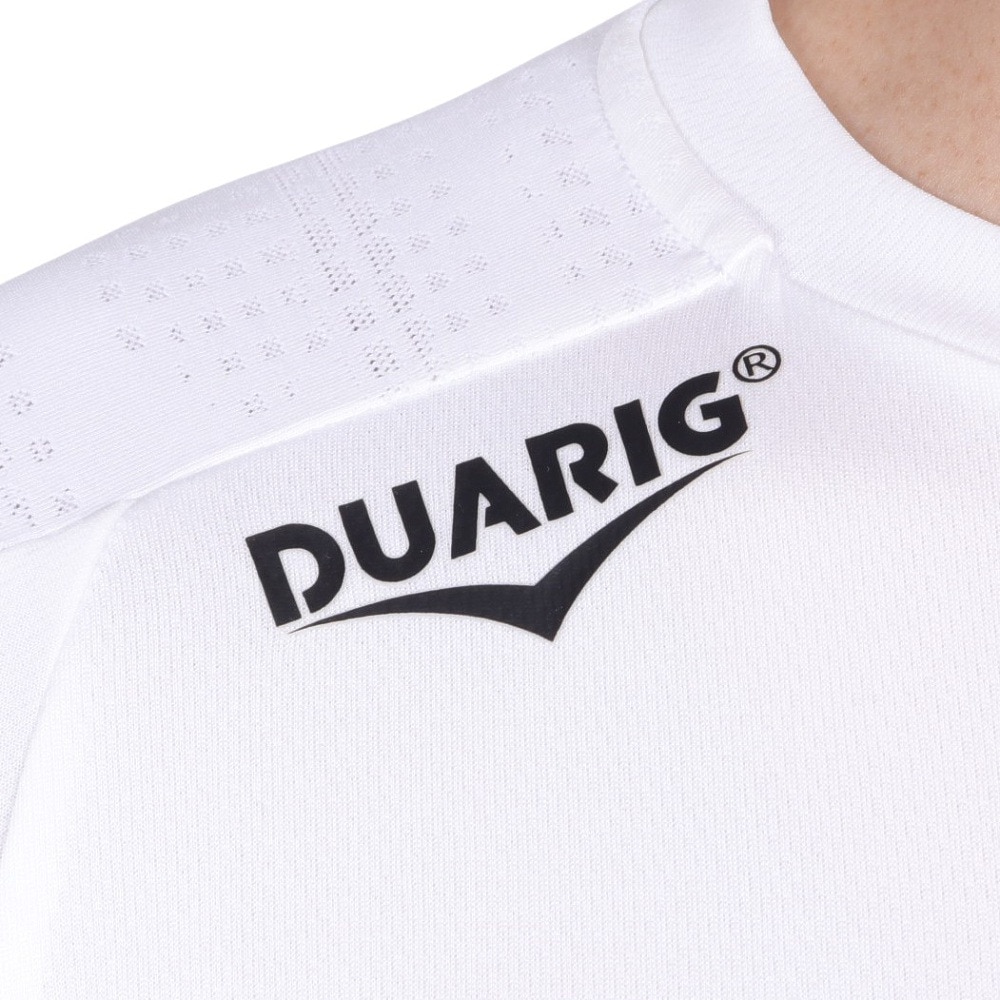 デュアリグ（DUARIG）（メンズ）サッカーウェア ジャガードプラクティスシャツ 2S8256-SCWR-741NTS WHT 速乾