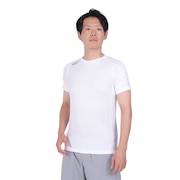 (メンズ)サッカーウェア ジャガードプラクティスシャツ 2S8256-SCWR-741NTS WHT 速乾