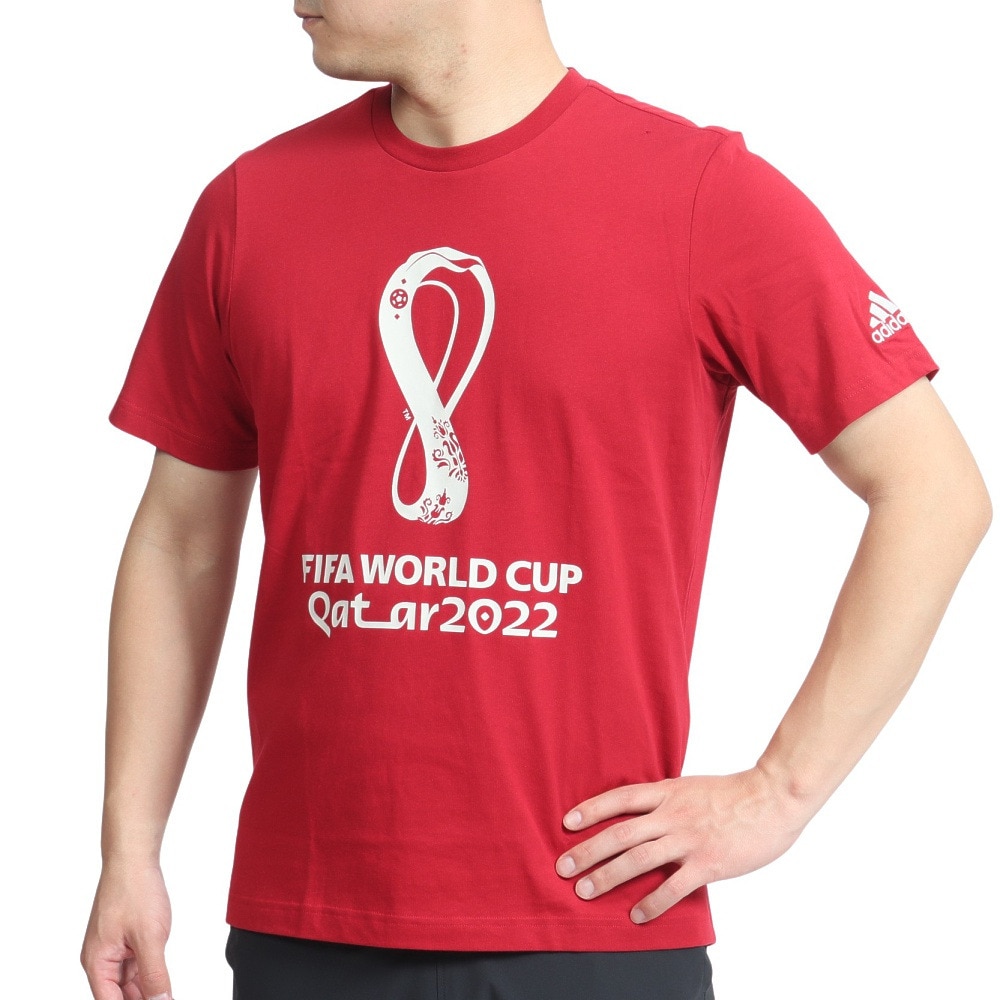 アディダス❤️品薄 サッカー 半袖 Tシャツ FIFAワールドカップ2022