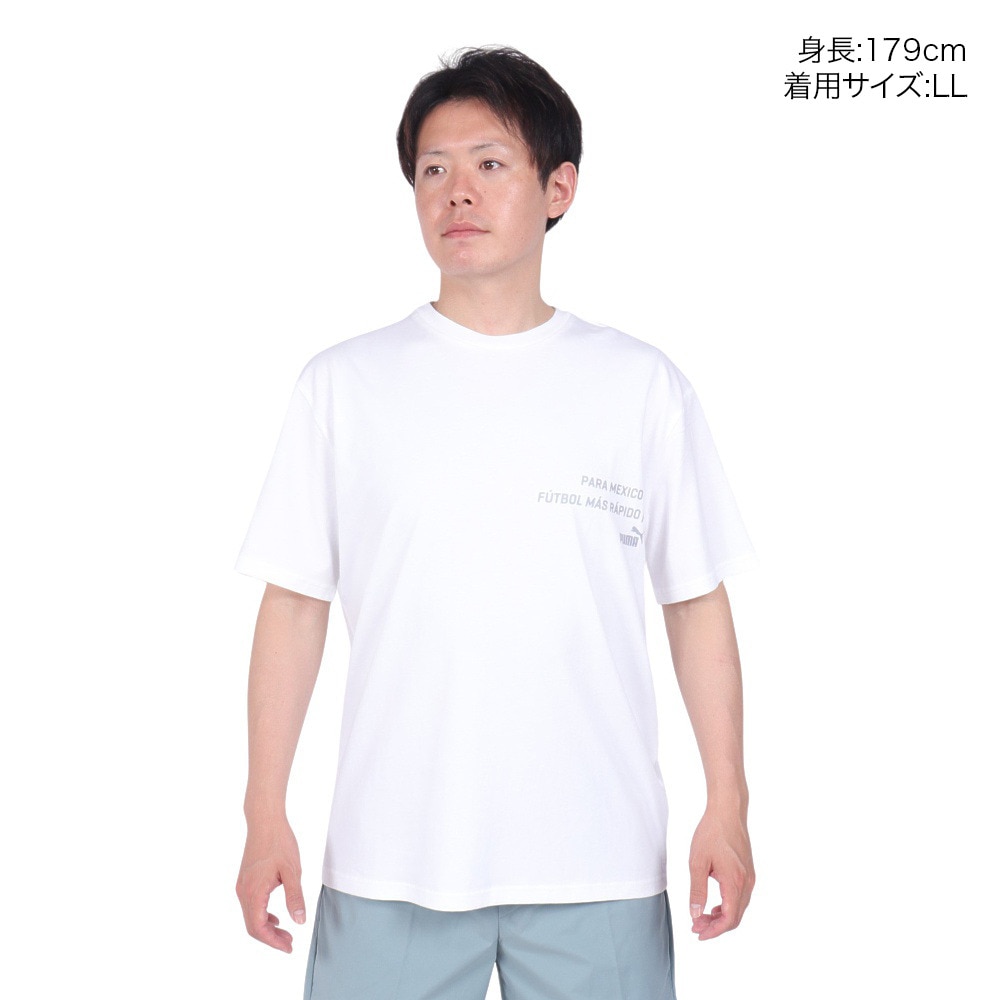 プーマ（PUMA）（メンズ）サッカーウェア パラメヒコ 半袖 Tシャツ 70563952