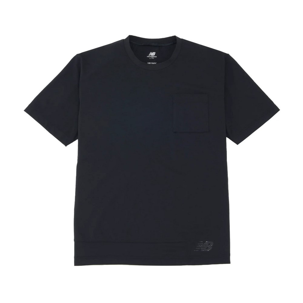 ニューバランス（new balance）（メンズ）サッカーウェア プレミアエディション コットンライクトラベル半袖Tシャツ AMT45201BK 速乾