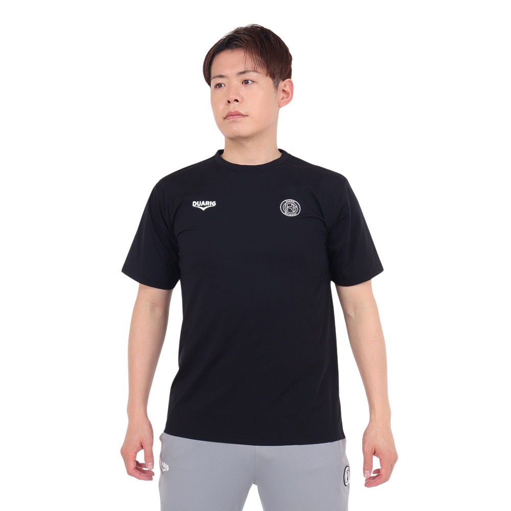 デュアリグ（DUARIG）（メンズ）サッカーウェア プラクティス半袖シャツ 4S0008-SCWR-741CD BLK 速乾