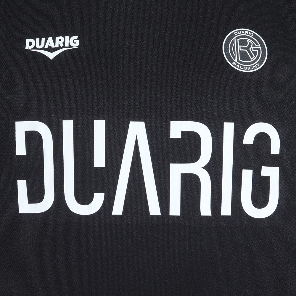 デュアリグ（DUARIG）（メンズ）サッカーウェア ドライプラスクール プラクティス 半袖シャツ 4S0027-SCWR-741ES BLK 冷感 速乾