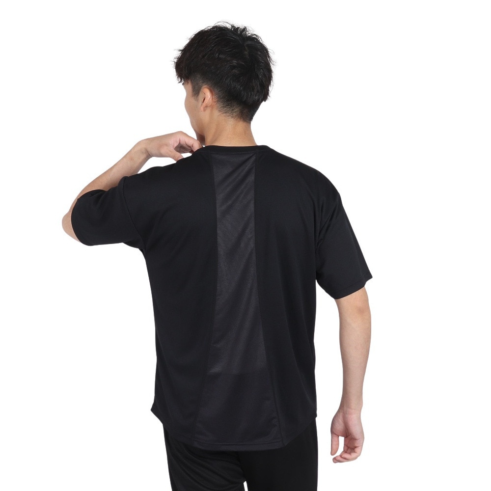 デュアリグ（DUARIG）（メンズ）サッカーウェア ドライプラスクール プラクティス 半袖シャツ 4S0027-SCWR-741ES BLK 冷感 速乾