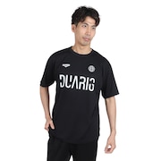 デュアリグ（DUARIG）（メンズ）サッカーウェア ドライプラスクール プラクティス 半袖シャツ 4S0027-SCWR-741ES BLK 冷感 速乾