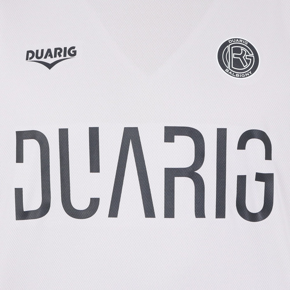 デュアリグ（DUARIG）（メンズ）サッカーウェア ドライプラスクール プラクティス 半袖シャツ 4S0027-SCWR-741ES GRY 冷感 速乾
