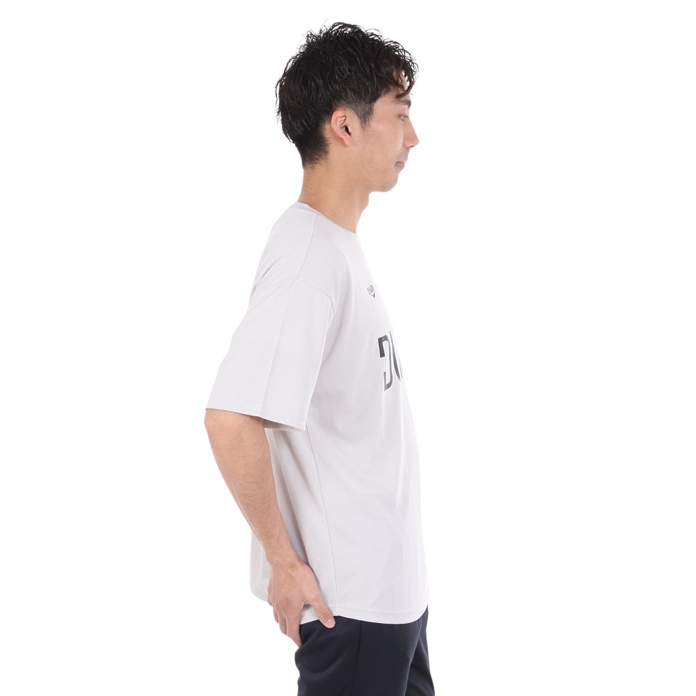 デュアリグ（DUARIG）（メンズ）サッカーウェア ドライプラスクール プラクティス 半袖シャツ 4S0027-SCWR-741ES GRY 冷感 速乾