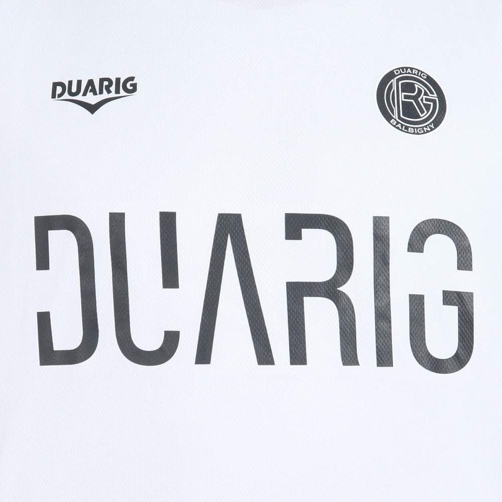 デュアリグ（DUARIG）（メンズ）サッカーウェア ドライプラスクール プラクティス 半袖シャツ 4S0027-SCWR-741ES WHT 冷感 速乾