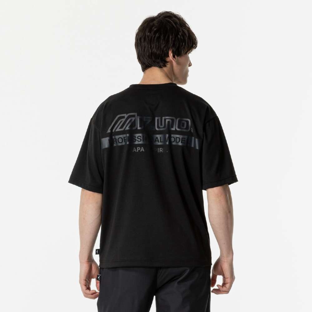 ミズノ（MIZUNO）（メンズ、レディース）サッカーウェア モレリア バックプリント 半袖Tシャツ P2MAB55509