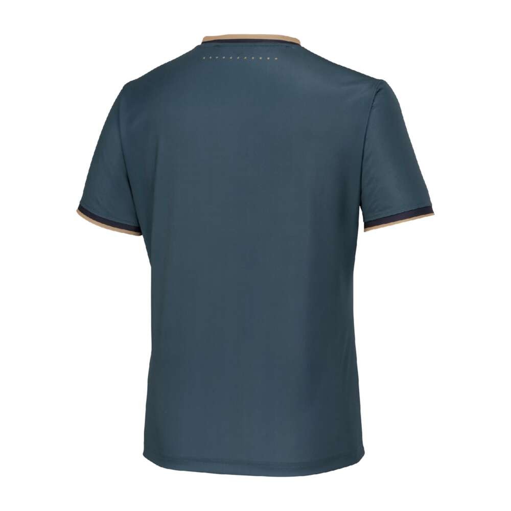 ミズノ（MIZUNO）（メンズ、レディース）サッカーウェア フットボール ボーダーTシャツ P2MABX7311