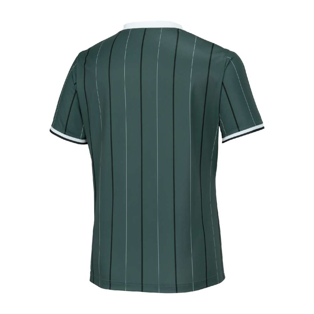 ミズノ（MIZUNO）（メンズ、レディース）サッカーウェア フットボール ストライプTシャツ P2MABX7433