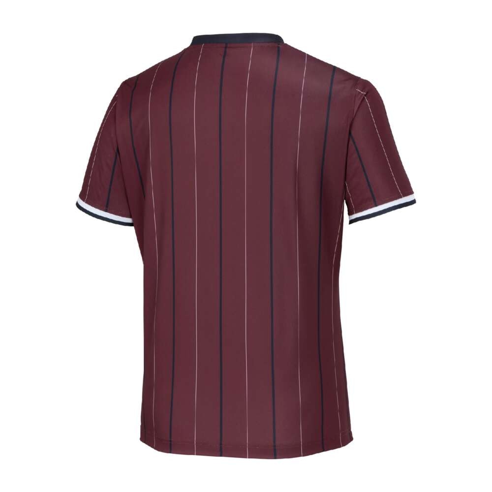 ミズノ（MIZUNO）（メンズ、レディース）サッカーウェア フットボール ストライプTシャツ P2MABX7463