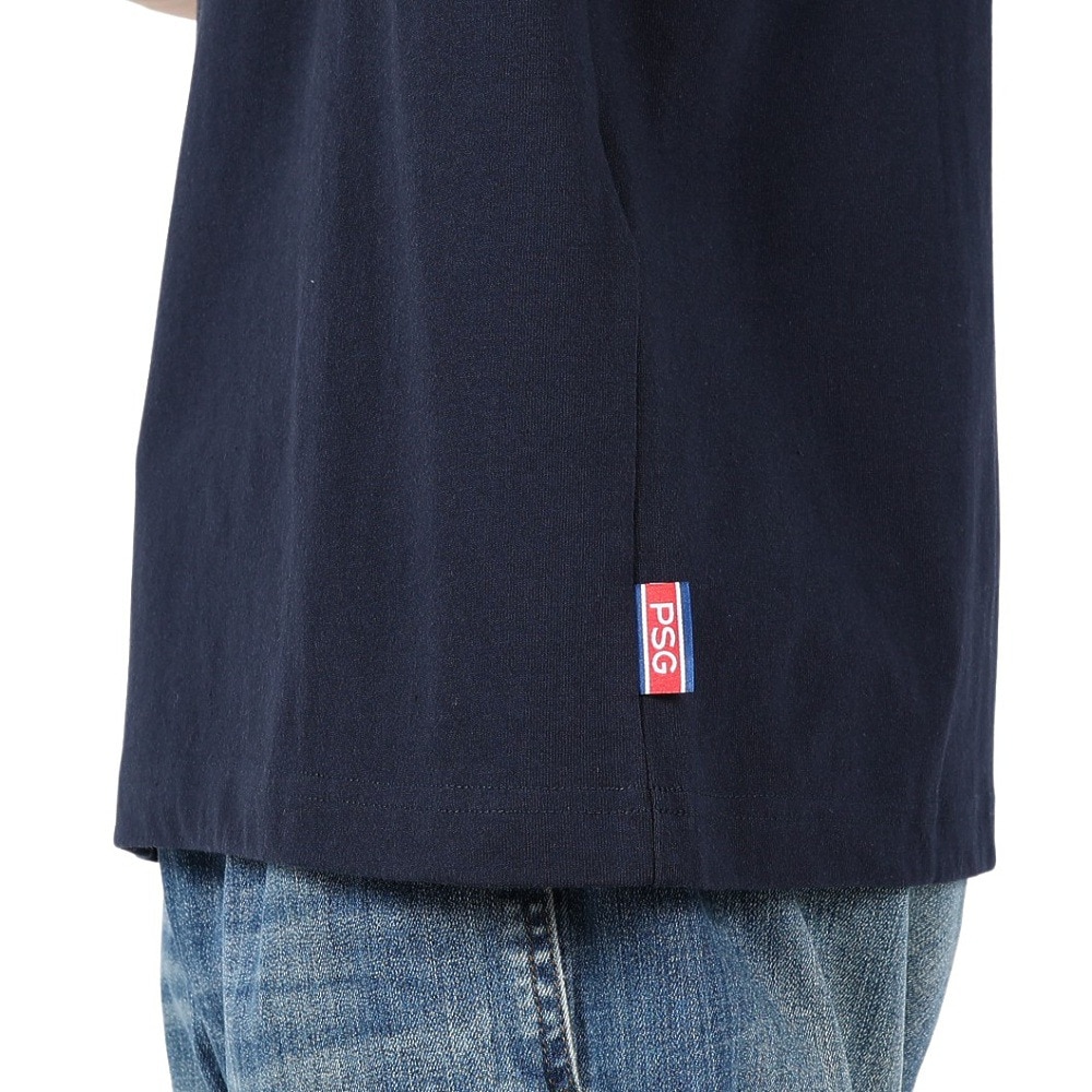 パリ サン ジェルマン（PSG）（メンズ、レディース）サッカーウェア 半袖Tシャツ PS0124FW0001-NVY
