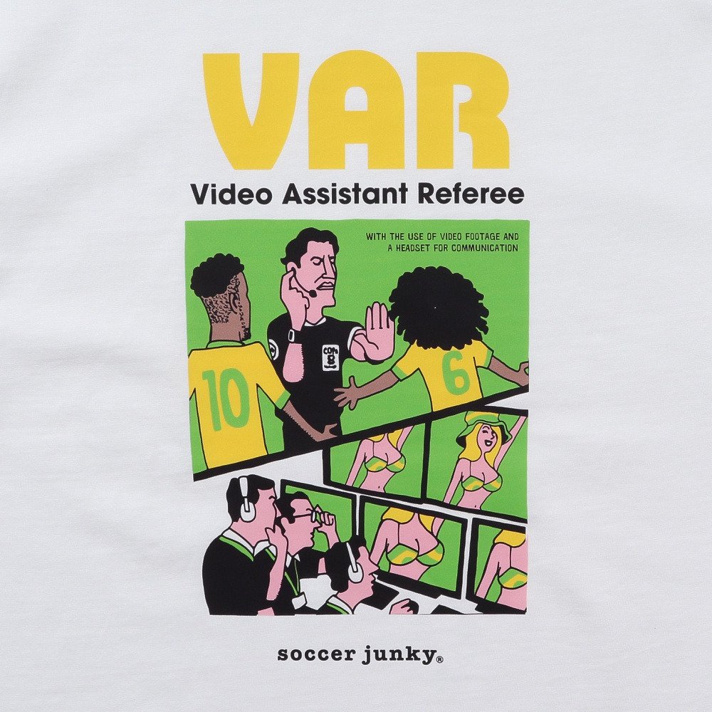 サッカージャンキー soccer junky メンズ サッカーウェア VAR プレミアム 半袖Tシャツ JR26C80-01 スポーツ用品はスーパースポーツ
