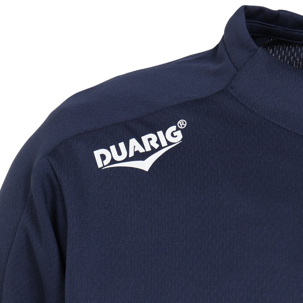 デュアリグ（DUARIG）（メンズ）サッカーウェア ドライプラス 長袖ハーフジッププラクティスシャツ 741D1UK7604 NVY
