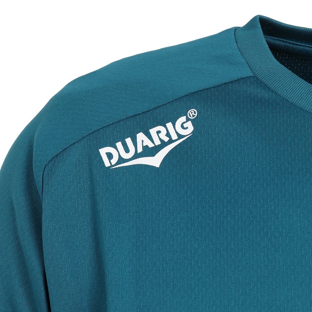 デュアリグ（DUARIG）（メンズ）サッカーウェア ドライプラス 長袖プラクティスシャツ 741D1UK7603 DGRN