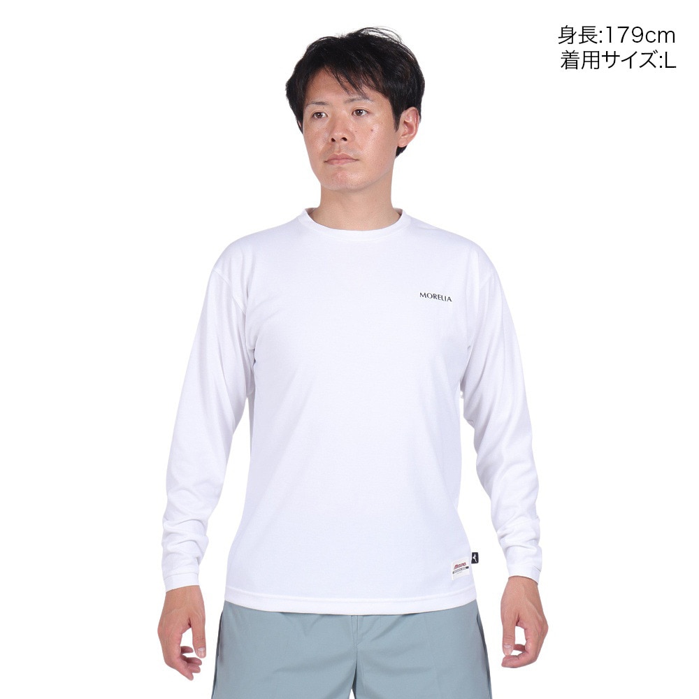 ミズノ（MIZUNO）（メンズ、レディース）サッカーウェア モレリア 長袖Tシャツ P2MAA55601