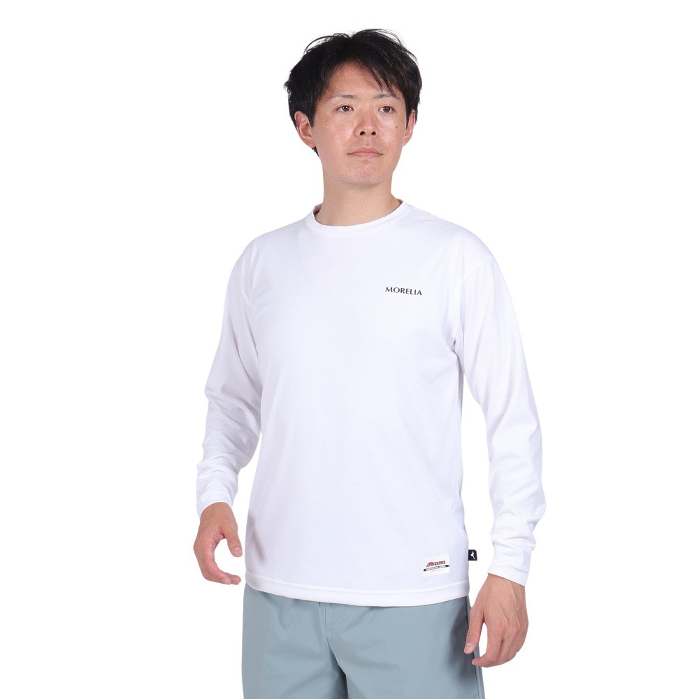 ミズノ（MIZUNO）（メンズ、レディース）サッカーウェア モレリア 長袖Tシャツ P2MAA55601