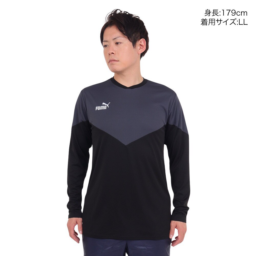 プーマ（PUMA）（メンズ）サッカーウェア INDIVIDUAL レトロ トレーニング 長袖Tシャツ 65882701