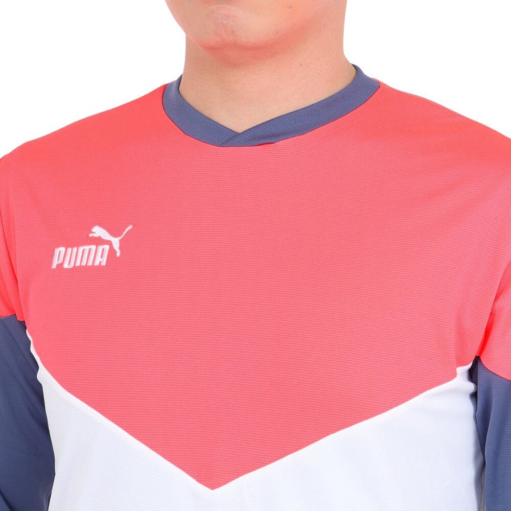 プーマ（PUMA）（メンズ）サッカーウェア INDIVIDUAL レトロ トレーニング 長袖Tシャツ 65882753