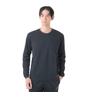 (メンズ)サッカーウェア プレミアエディション コットンライクトラベル長袖Tシャツ AMT45200BK 速乾