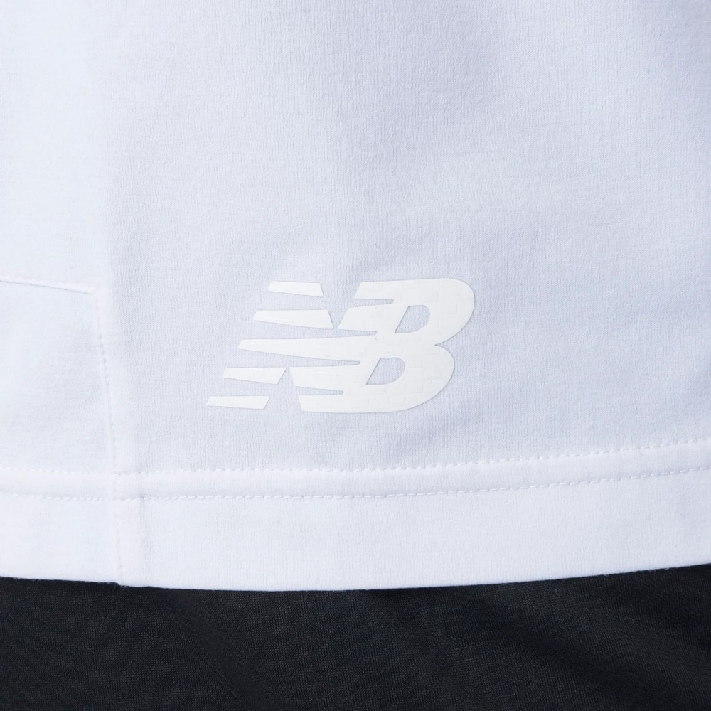 ニューバランス（new balance）（メンズ）サッカーウェア プレミアエディション コットンライクトラベル長袖Tシャツ AMT45200WT 速乾