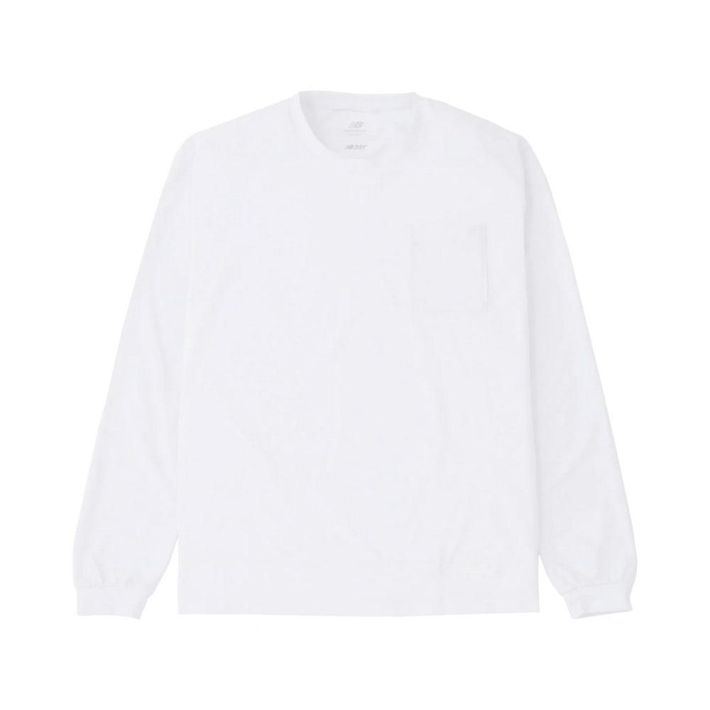 ニューバランス（new balance）（メンズ）サッカーウェア プレミアエディション コットンライクトラベル長袖Tシャツ AMT45200WT 速乾