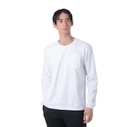 (メンズ)サッカーウェア プレミアエディション コットンライクトラベル長袖Tシャツ AMT45200WT 速乾