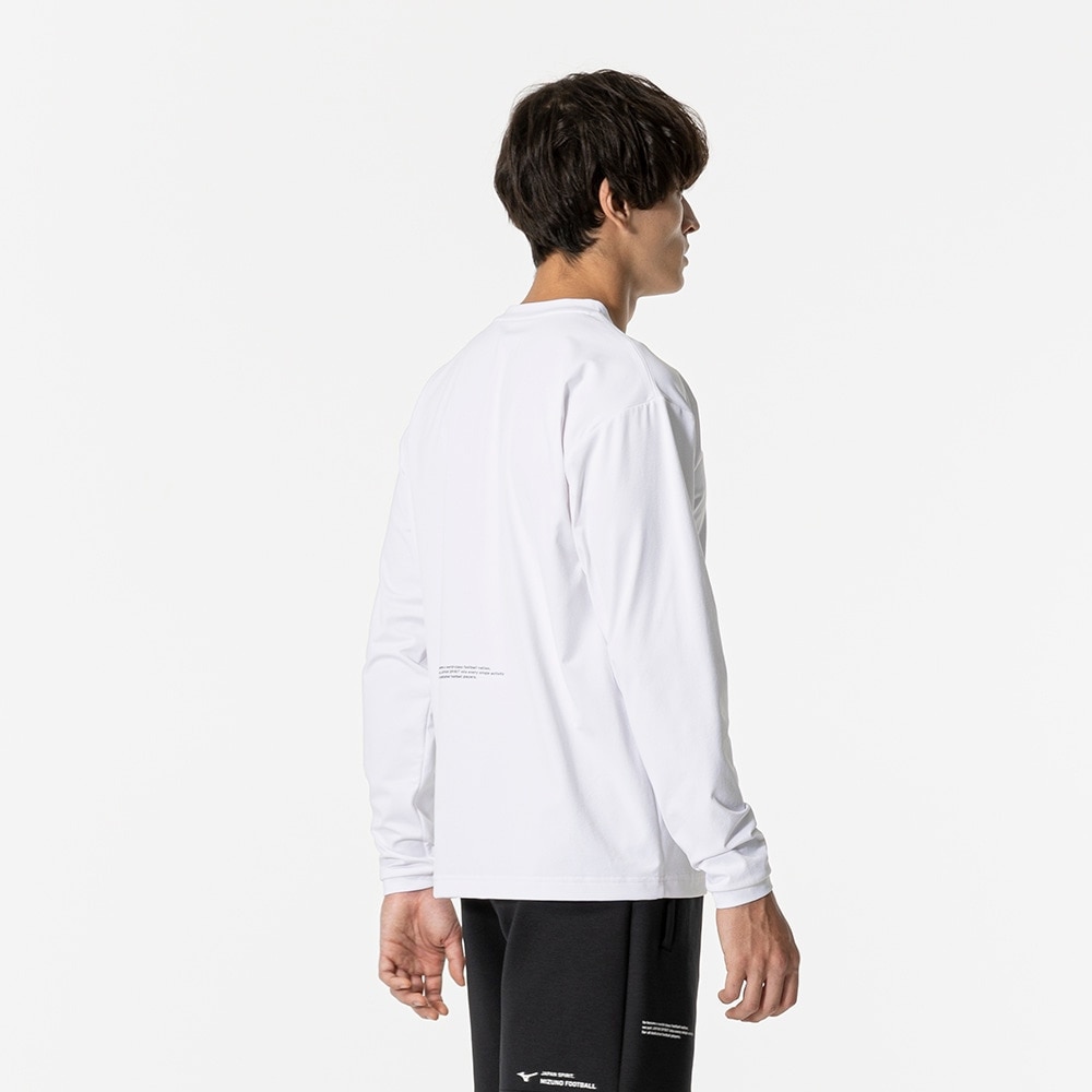 ミズノ（MIZUNO）（メンズ、レディース）サッカーウェア 長袖 ソフトドライTシャツ P2MAB06601