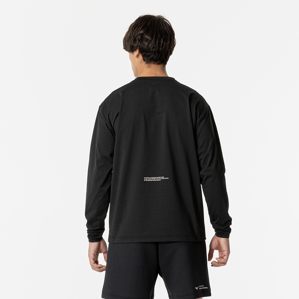 ミズノ（MIZUNO）（メンズ、レディース）サッカーウェア 長袖 ソフトドライTシャツ P2MAB06609