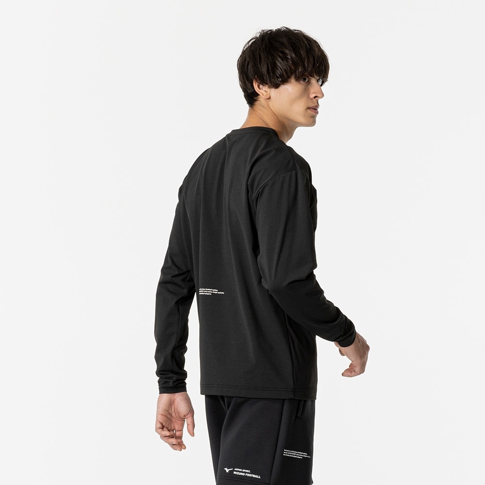 ミズノ（MIZUNO）（メンズ、レディース）サッカーウェア 長袖 ソフトドライTシャツ P2MAB06609