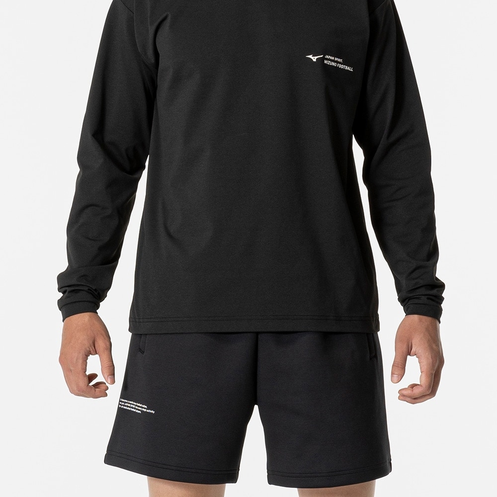 ミズノ（MIZUNO）（メンズ、レディース）サッカーウェア 長袖 ソフトドライTシャツ P2MAB06609