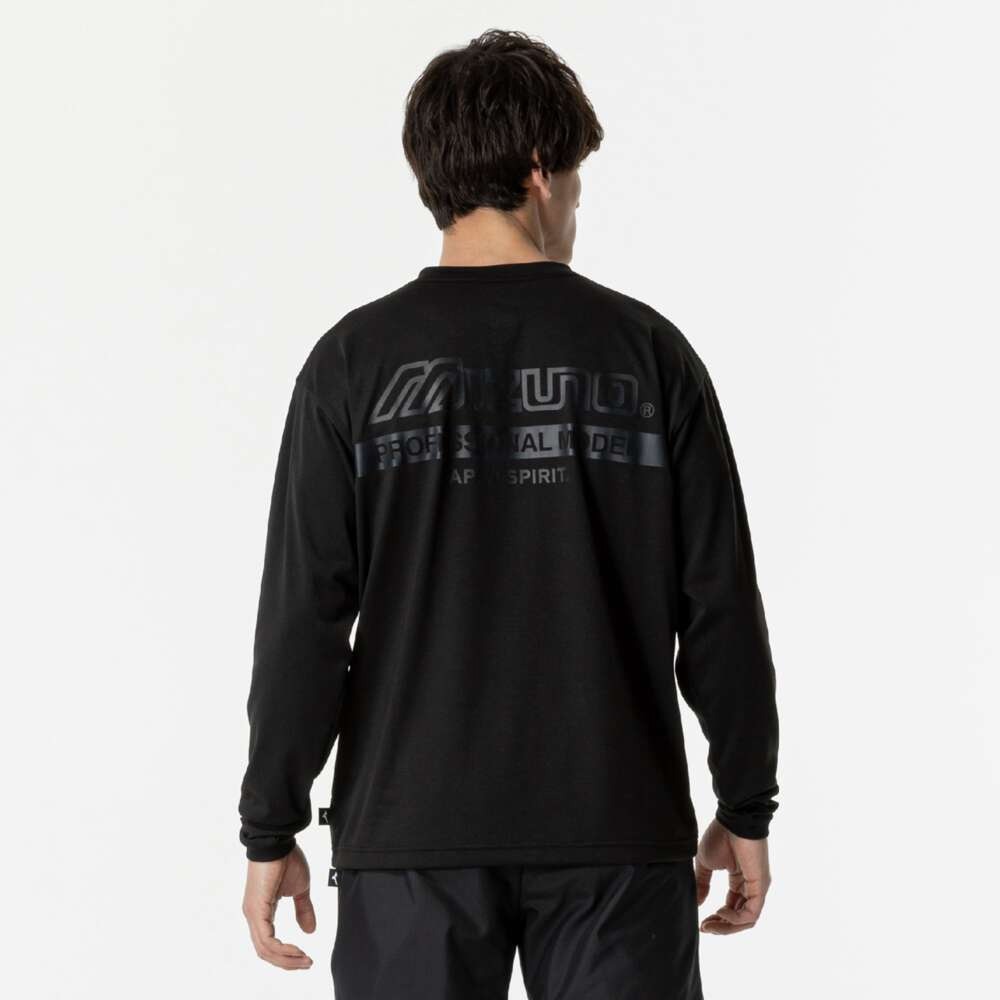 ミズノ（MIZUNO）（メンズ、レディース）サッカーウェア モレリア バックプリント 長袖Tシャツ P2MAB55609