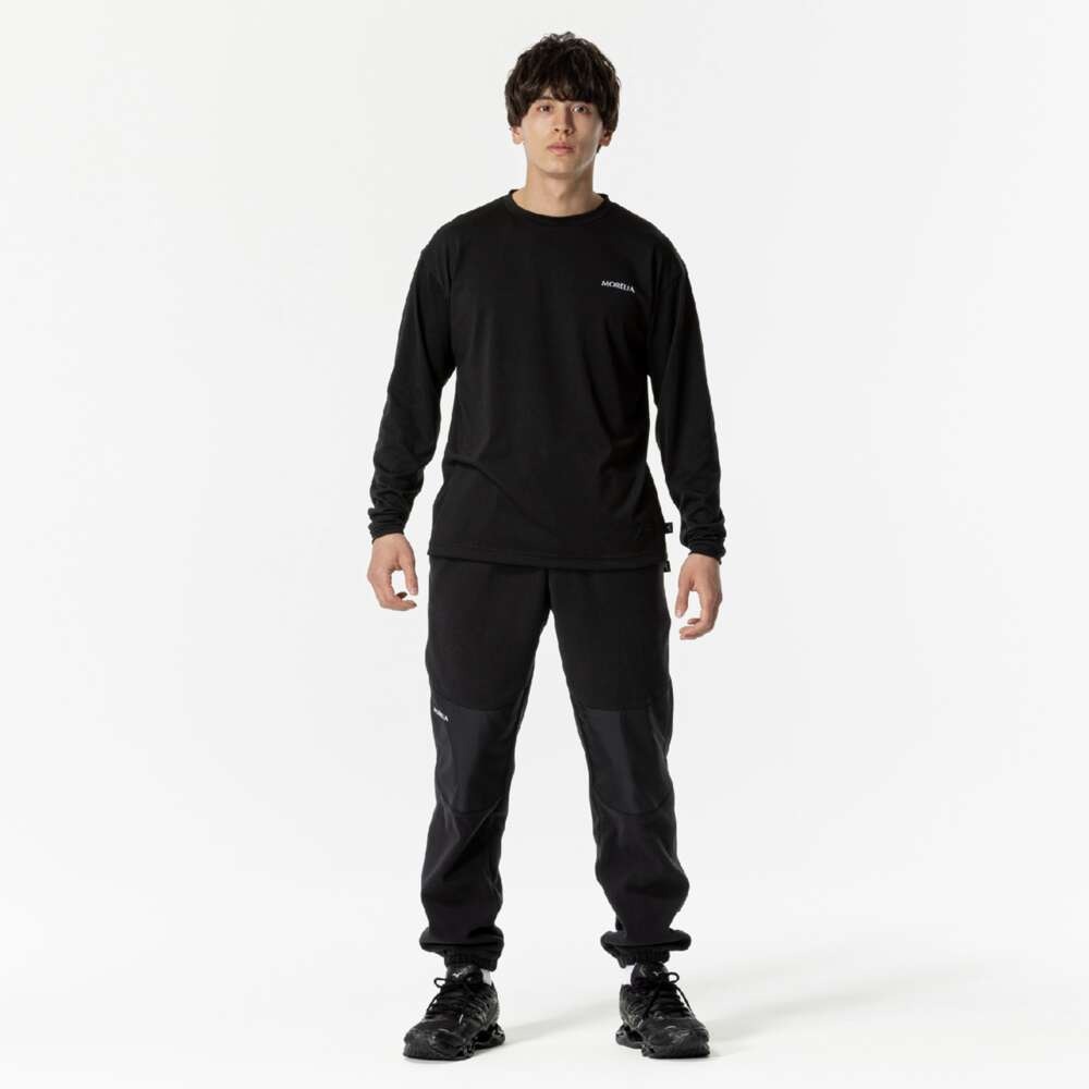 ミズノ（MIZUNO）（メンズ、レディース）サッカーウェア モレリア バックプリント 長袖Tシャツ P2MAB55609