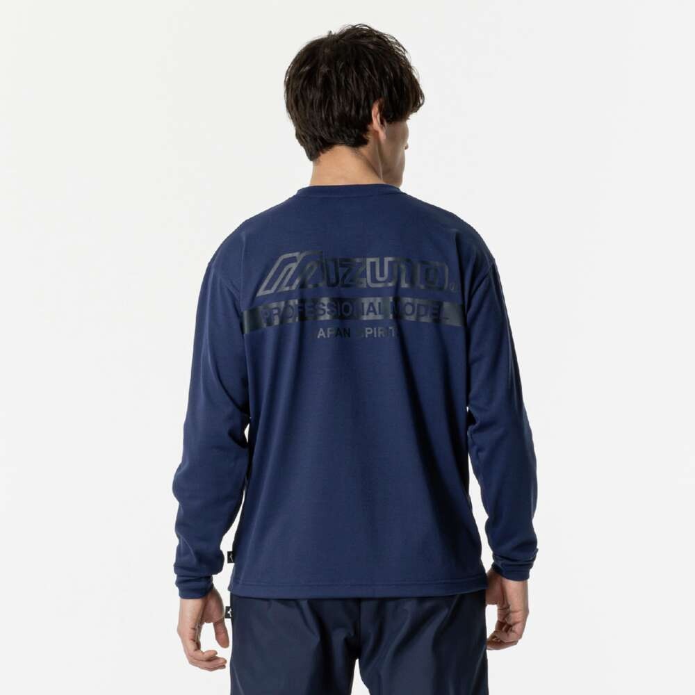 ミズノ（MIZUNO）（メンズ、レディース）サッカーウェア モレリア バックプリント 長袖Tシャツ P2MAB55611