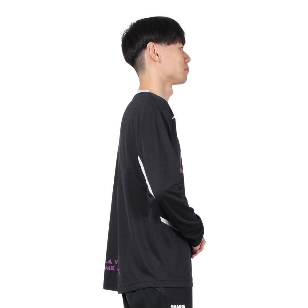 デュアリグ（DUARIG）（メンズ）サッカーウェア ドライプラス ロングスリーブ プラシャツ 4F0012-SCWR-741HD BLK