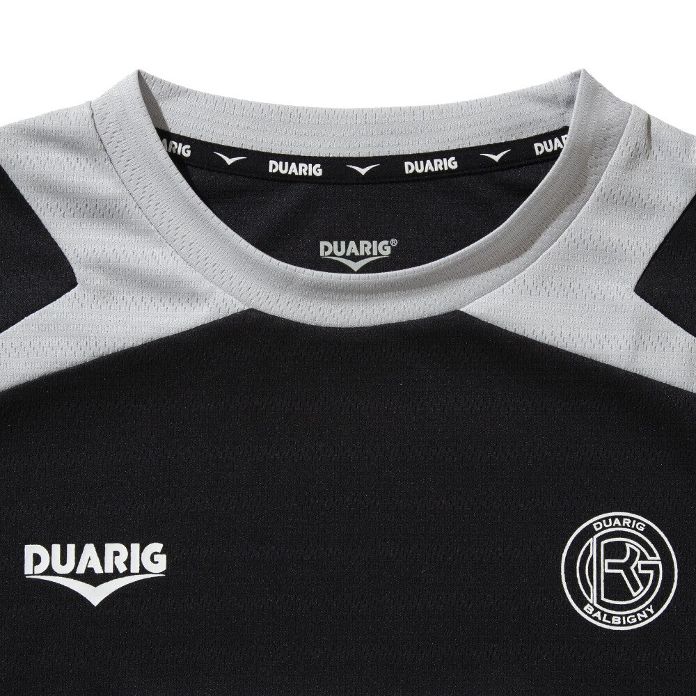 デュアリグ（DUARIG）（メンズ）サッカーウェア ドライプラス ロングスリーブ プラシャツ 4F0012-SCWR-741HD BLK