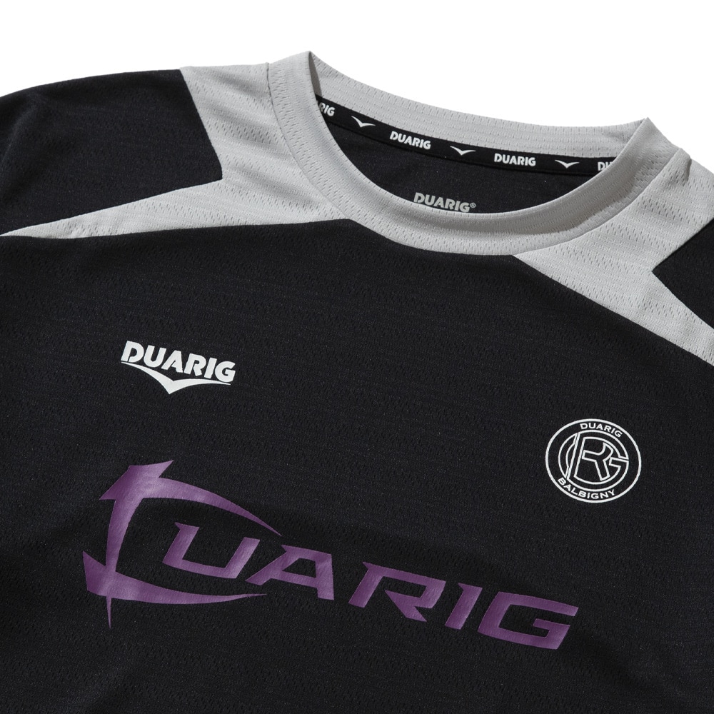 デュアリグ（DUARIG）（メンズ）サッカーウェア ドライプラス ロングスリーブ プラシャツ 4F0012-SCWR-741HD BLK