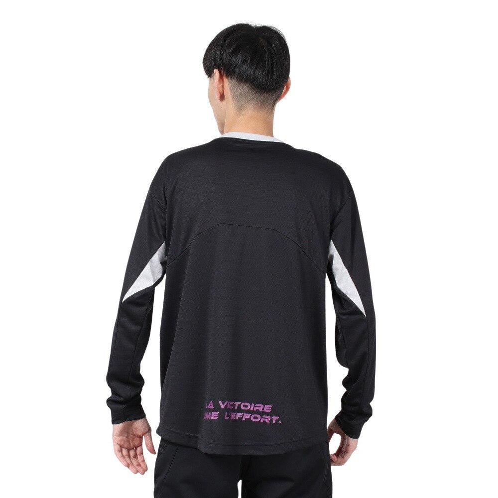 デュアリグ（DUARIG）（メンズ）サッカーウェア ドライプラス ロングスリーブ プラシャツ 4F0012-SCWR-741HD BLK